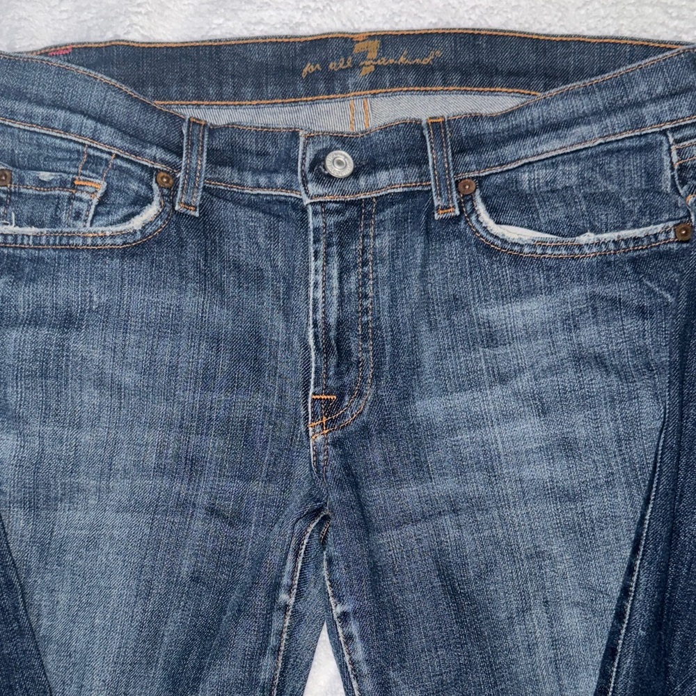 7 For All Mankind Classic Blue Skinny Jeans